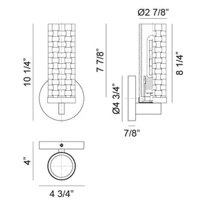 Weaver Wall Brass