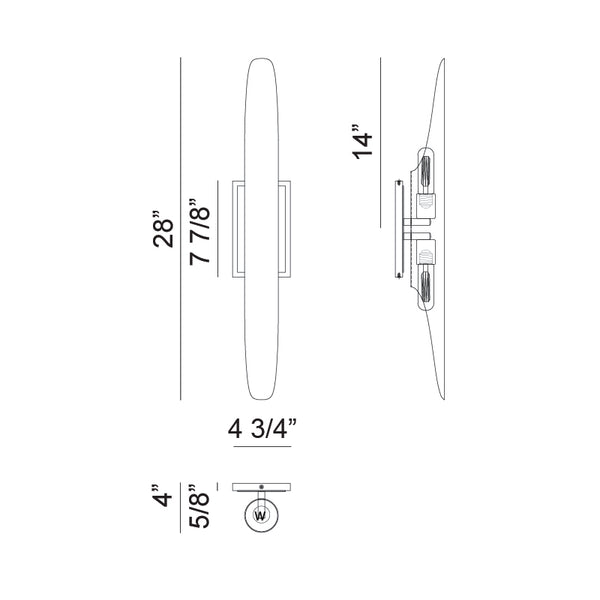 Stylus Double Wall Brass