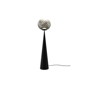 Whirl Cone Floor Light Black/Silver