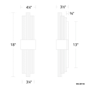 Luzerne Wall Brass