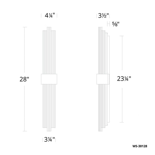 Luzerne Wall Brass