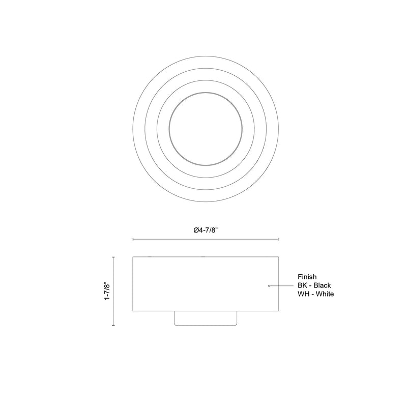 Arco Vanity Wall Sconce White