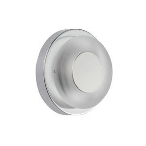 Stephord 4-In Wall Sconce Chrome/Frosted Glass