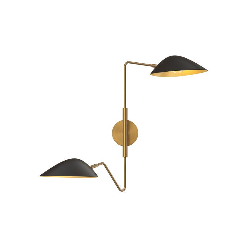Oscar Wall Light Gold/Black