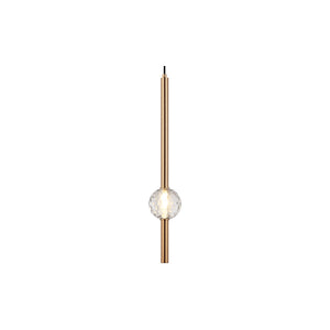 Windchimer 1 Light Brass