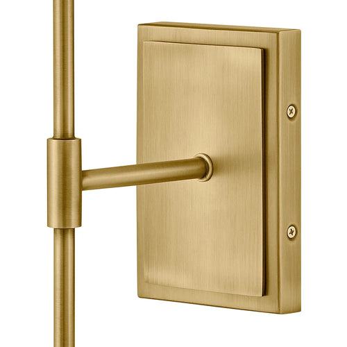 Beale Fabric Shade Sconce Brass