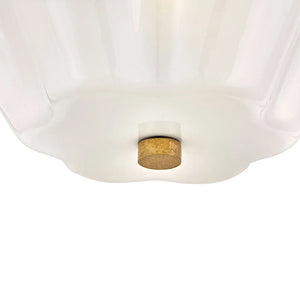Honey Semi Flush Brass