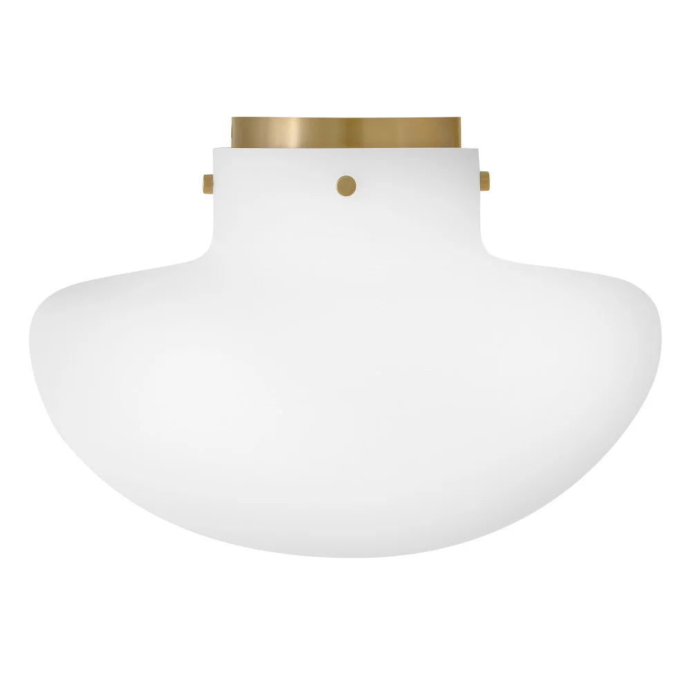Molly Medium Semi Flush Brass