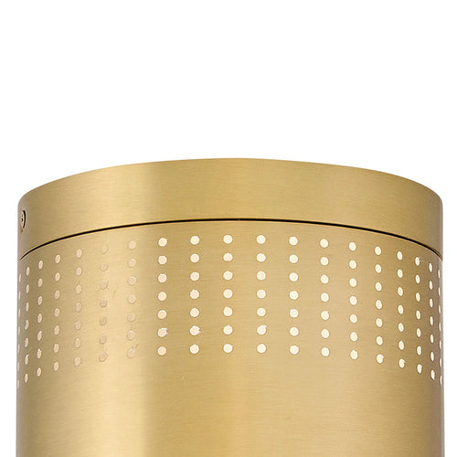 Casey Metal Flush Mount Brass