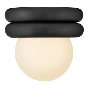Noa Extra Small Convertible Flush Mount Black