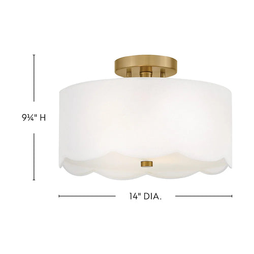 Bliss Flush Mount Brass