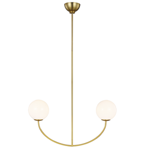 Galassia Two Light Linear Chandelier