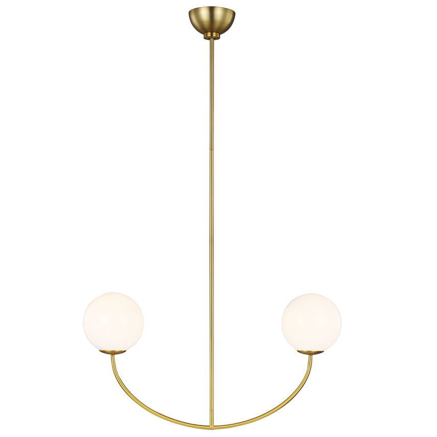 Galassia Two Light Linear Chandelier