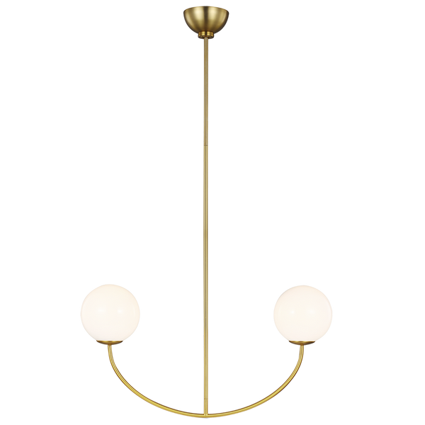 Galassia Two Light Linear Chandelier
