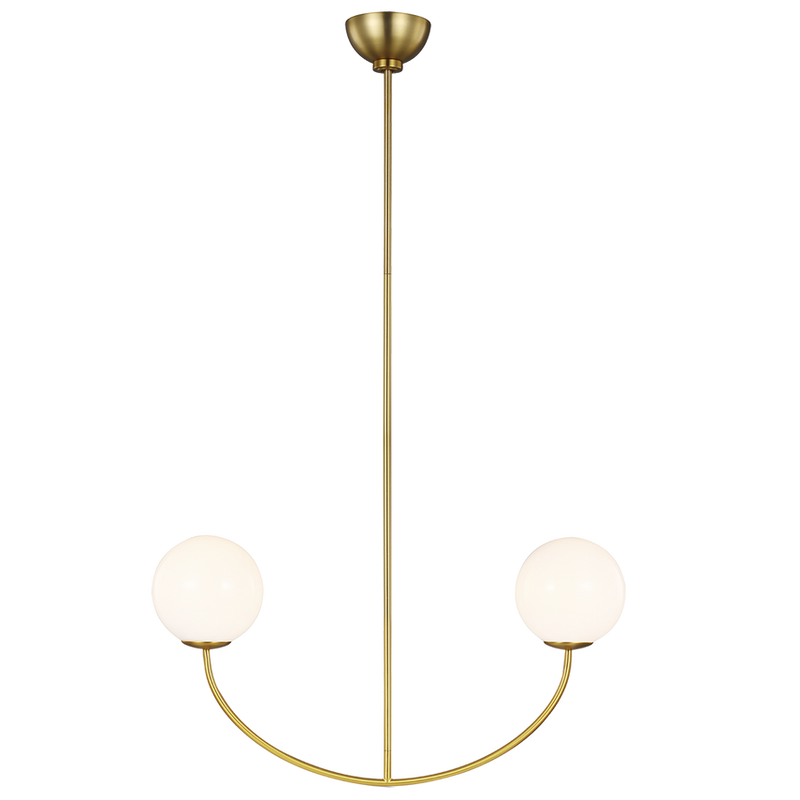 Galassia Two Light Linear Chandelier
