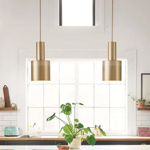 Casey Metal Pendant Brass