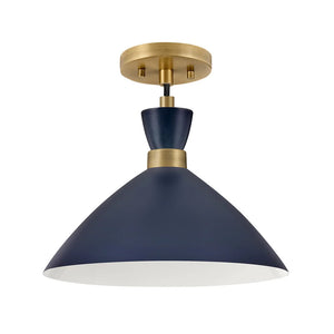 Simon Medium Convertible Pendant Matte Navy