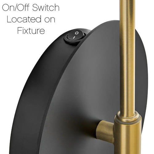 Lou Single Sconce Black