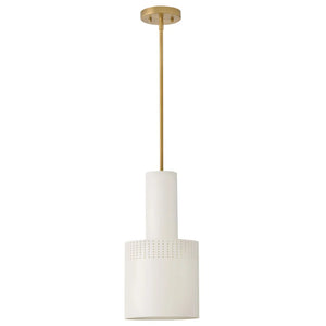 Casey Metal Pendant White