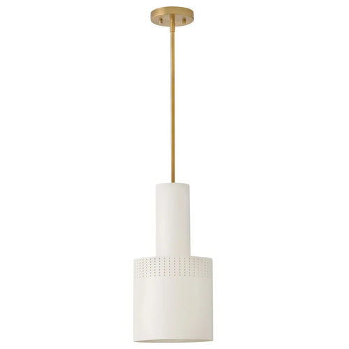 Casey Metal Pendant White