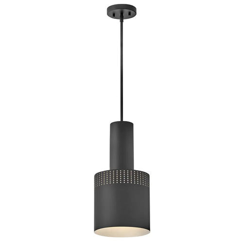 Casey Metal Pendant Black