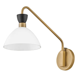 Simon Medium Single Sconce Brass