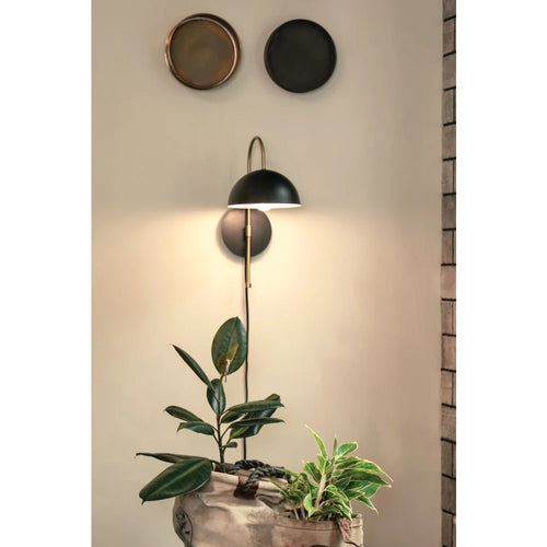 Lou Single Sconce Black