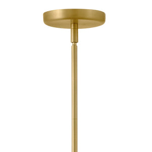 Effie Woven Shade Pendant Brass