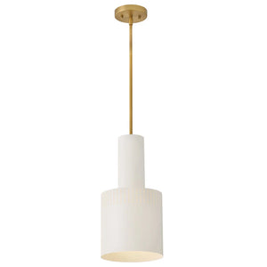 Casey Metal Pendant White