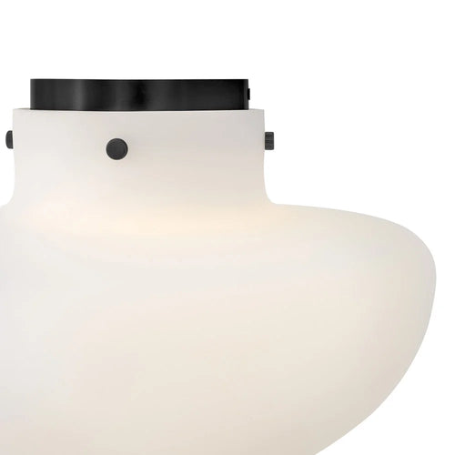 Molly Medium Semi Flush Black