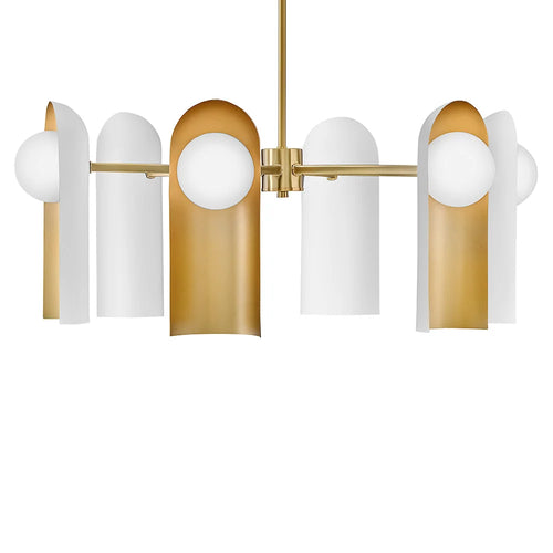 Zuri Chandelier White