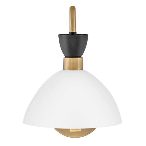 Simon Medium Single Sconce Brass