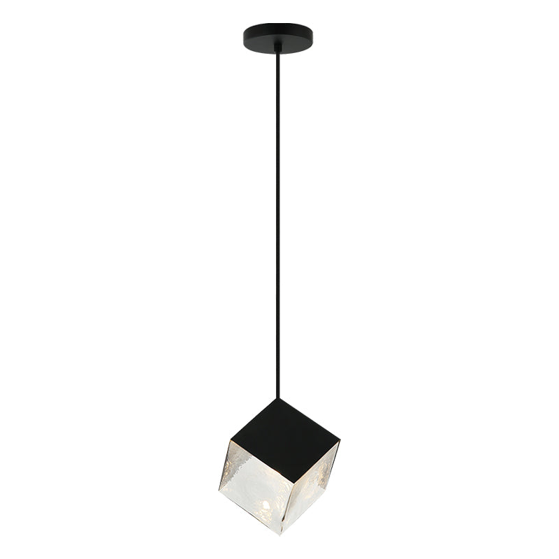 Cube Pendant Black