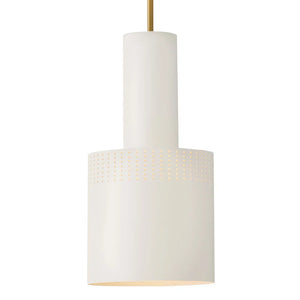 Casey Metal Pendant White