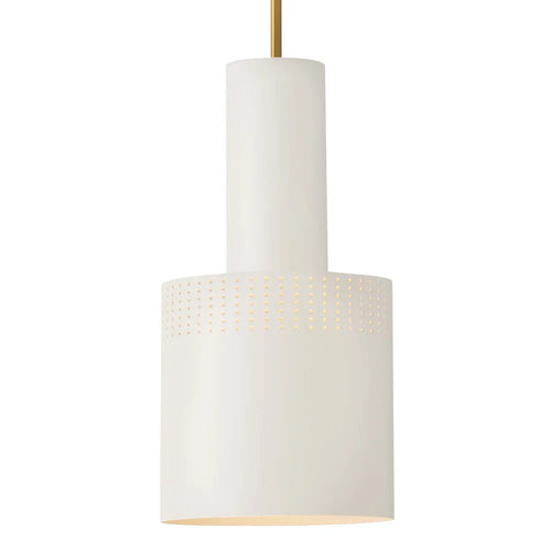 Casey Metal Pendant White