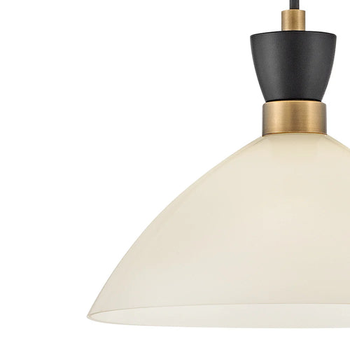 Simon Medium Convertible Pendant Brass