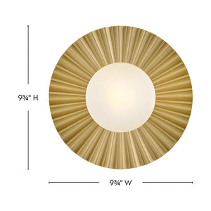 Stevie Small Flush Mount - Sconce Brass
