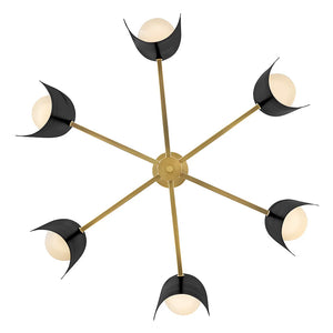 Zuri Chandelier Black