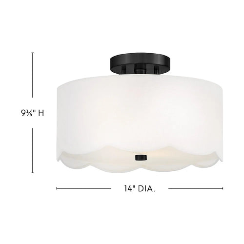 Bliss Flush Mount Black