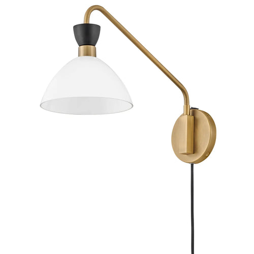 Simon Medium Single Sconce Brass
