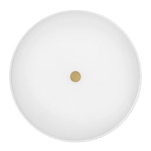 Tess Medium Flush Mount Brass