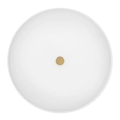 Tess Medium Flush Mount Brass