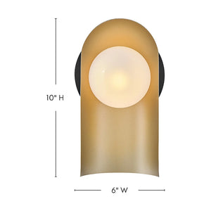 Zuri Sconce Black
