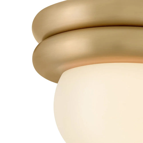 Noa Extra Small Convertible Flush Mount Brass