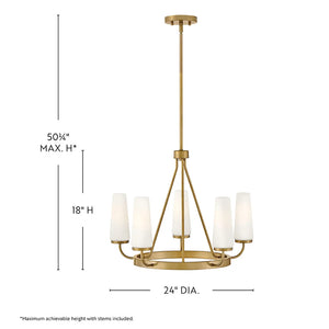 Selma Chandelier Gold
