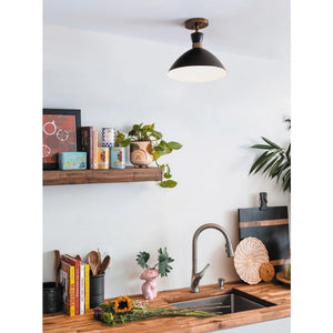 Simon Medium Convertible Pendant Black