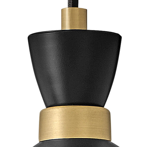 Simon Medium Convertible Pendant Black