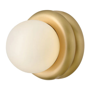 Noa Extra Small Convertible Flush Mount Brass