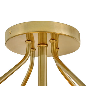 Gus Semi Flush Gold