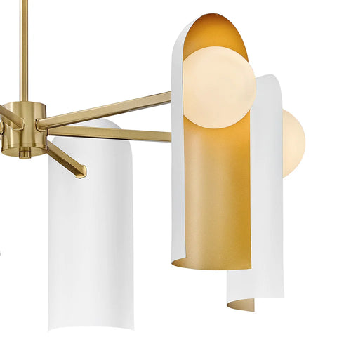 Zuri Chandelier White